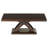 Almeta Cross Legs Coffee Table-2126262434