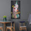  Art mural en métal «Bird On Vases» par Heather Gauthier, 24 po x 48 po