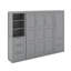 Grand lit escamotable avec placard, tiroirs et tablettes-1279009789