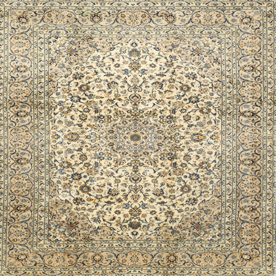 Tapis gris/vert traditionnel D'Orlando