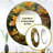 Green Oak Tree Whispers Of History IV - Oak Large Mirror, Traditional Round Decorative Wall Mirror, Printed Metal Art-97182840