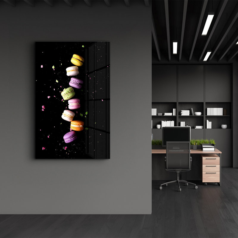 Peinture murale élégante en verre trempé 18,1 po x 28,3 po | 100% verre trempé, épaisseur: 0,16 pouce | Imprimé UV pour des couleurs éclatantes et une durabilité | Parfait pour la décoration intérieure et l'esthétique moderne
