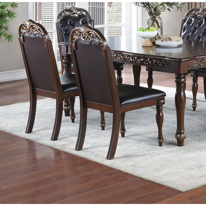 Ensemble de 2 chaises d'appoint en bois d'hévéa de Majestic