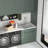 24"Lx18"W Quartz Laundry Sink Deep Single Bowl Granite Composite Utility Sink For Washing Room.-121289178