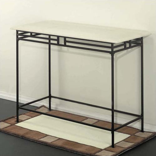 40'' Marble Top Console Table