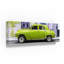 « lime green classic american voiture », reproduction de photo sur toile tendue-25673898
