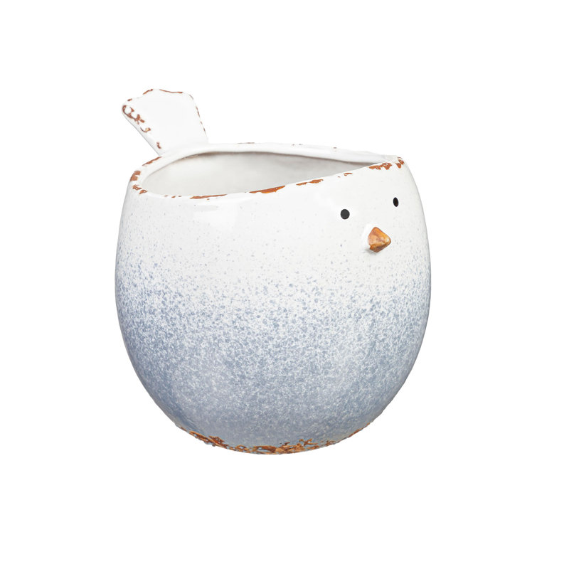 Jardinière en céramique Blue Chubby Bird