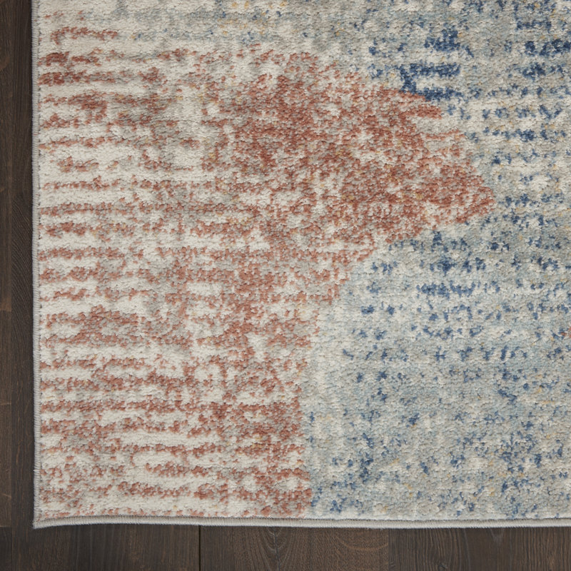 Tapis beige contemporain contemporain, Tapis de couloir 2 pi 2 po x 10 pi