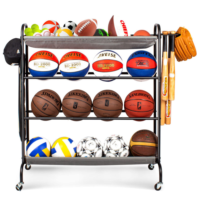 Metal Freestanding Sports Rack