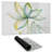 Abstract lotus flower - 14.00"x24.25" Desk mat