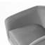 Velvet Upholstered Swivel Barrel Chair-2040480581