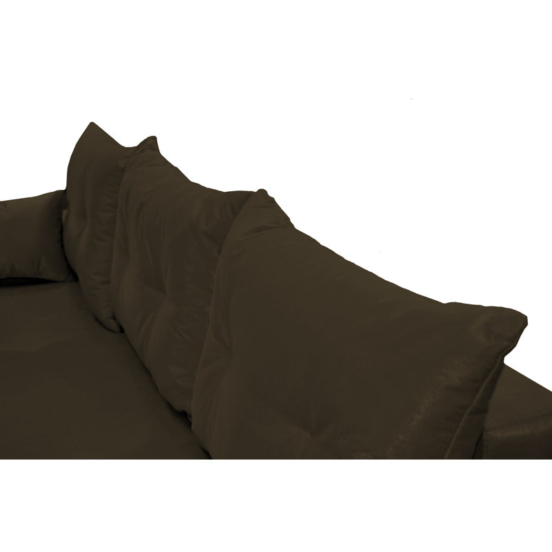 Mowbray 3-Seater Sofa Bed, Brown