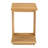 Zyla Outdoor 2-Piece Acacia Wood Conversation Set with Removable Cushions