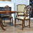 Mahogany Oval Solid Wood Dining Table