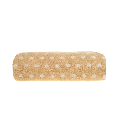 Ayusha Patterned Polka Dot Spot Bath Towel