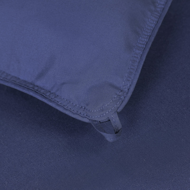 Twin XL Navy Blue Reversible Down Alternative Comforter