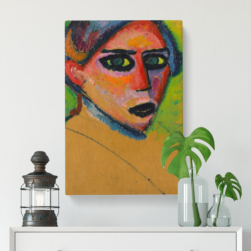 Portrait Of A Woman Vol.5 by Alexej Von Jawlensky - Wrapped Canvas, 76cm H x 50cm W x 3cm D