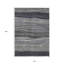Tapis extérieur gris lavable rayé gris anthracite 10 pi x 14 pi
