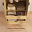 Wardrobe Closet with Soft-Close Doors, Armoire Wardrobe, Natural