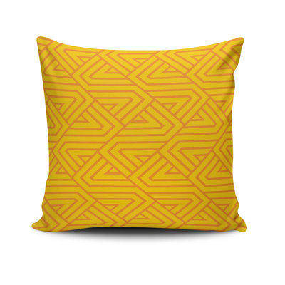 Erlsten Decorative Cushion Cover, 17 x 17 Inches, 50% Cotton / 50% Polyester | Machine Washable at 104°F, Ironable, Concealed Zip Closure | Perfect for Living Room, Bedroom, and Stylish Home Décor