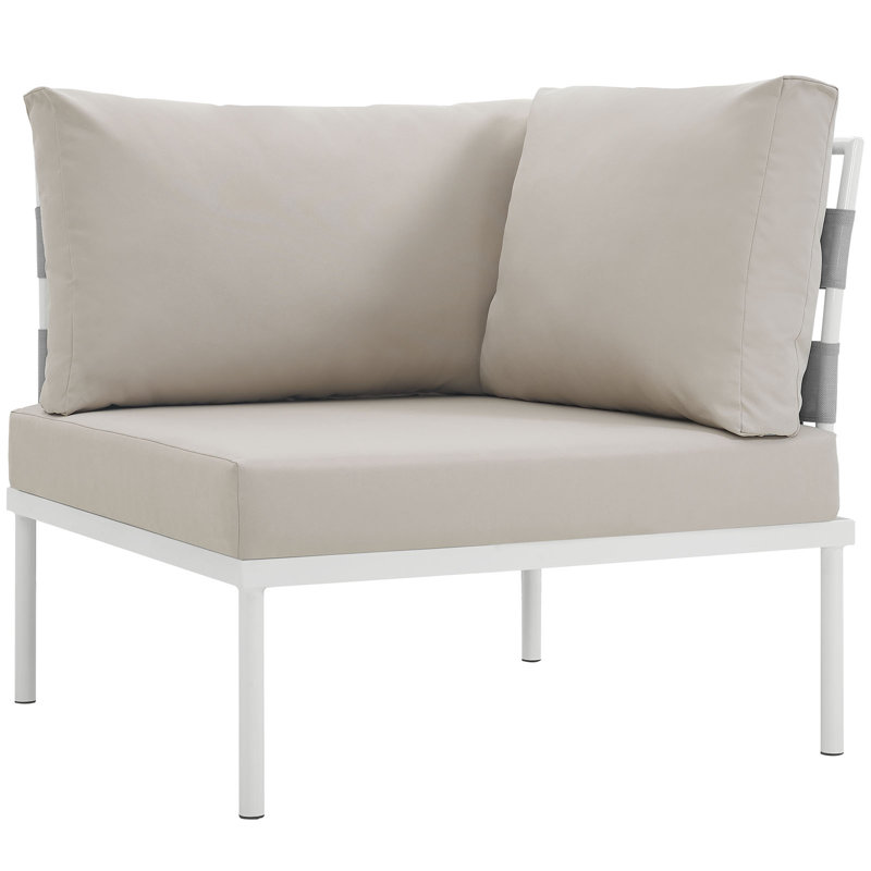 Canapé d'angle pour l'extérieur Harmony, Beige