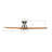 52'' Smart Solid Wood Ceiling Fan With Remote, Light Kit IncludedWorks With Google Assistant And Amazon Alexa,Siri Shortcut.-70837330