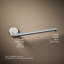 Elate 9" Wall Mounted Round Towel Arm, Metal Wall-Mounted Towel Holder, Towel Bar-1319105697