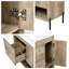Meuble-lavabo simple autoportant de 30 po avec lavabo en céramique, armoire de rangement avec 1 tiroir, tablette ouverte et porte à fermeture en douceur