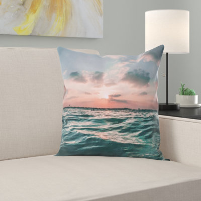 Housse et insert de coussin carré Ocean