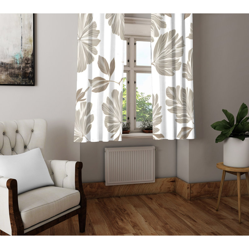 Rideau en polyester Dieuseul, L 20 po x L 52 po