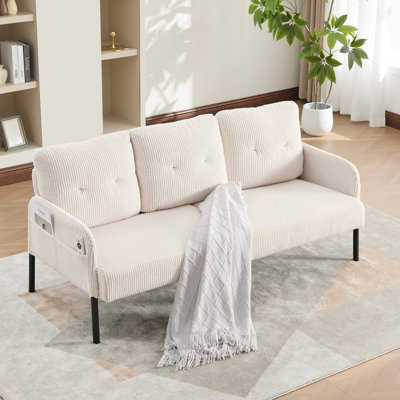 3 Seater Corduroy Sofa