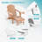 Cait Foldable Outdoor Adirondack Chair With Ottoman-1088549171