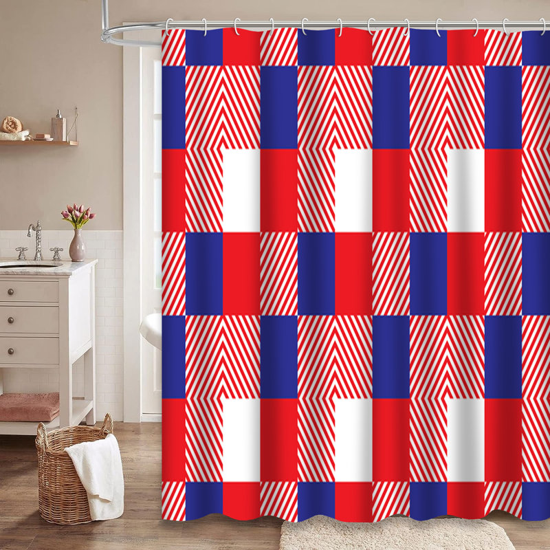 Rideau de douche Gingham, L 72 po x l 84 po
