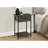 2-Tier Contemporary Accent Table with Drawer and Shelf in Dark Bronze-1509785135