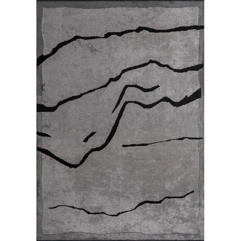 Rapture Abstract Area Rug, Rectangle 9' x 12'