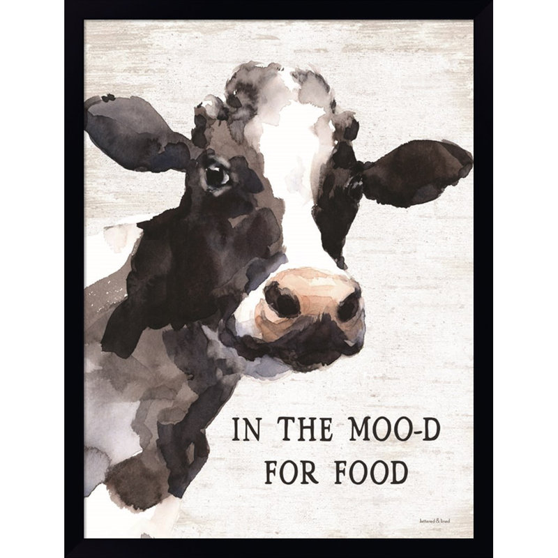 «In The Moo-D For Food», art mural encadré