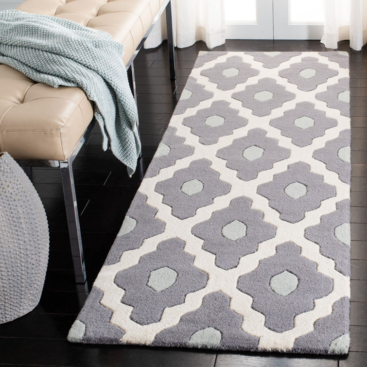 Carolene Hand Tufted Wool Geometric Rug