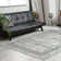 Davide 1229 Transitional Crackled Grey Area Rug