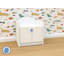 Szn02 bedside table, white handle