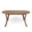 Table en bois de 70 po avec finition en forme de A pour les espaces extérieurs