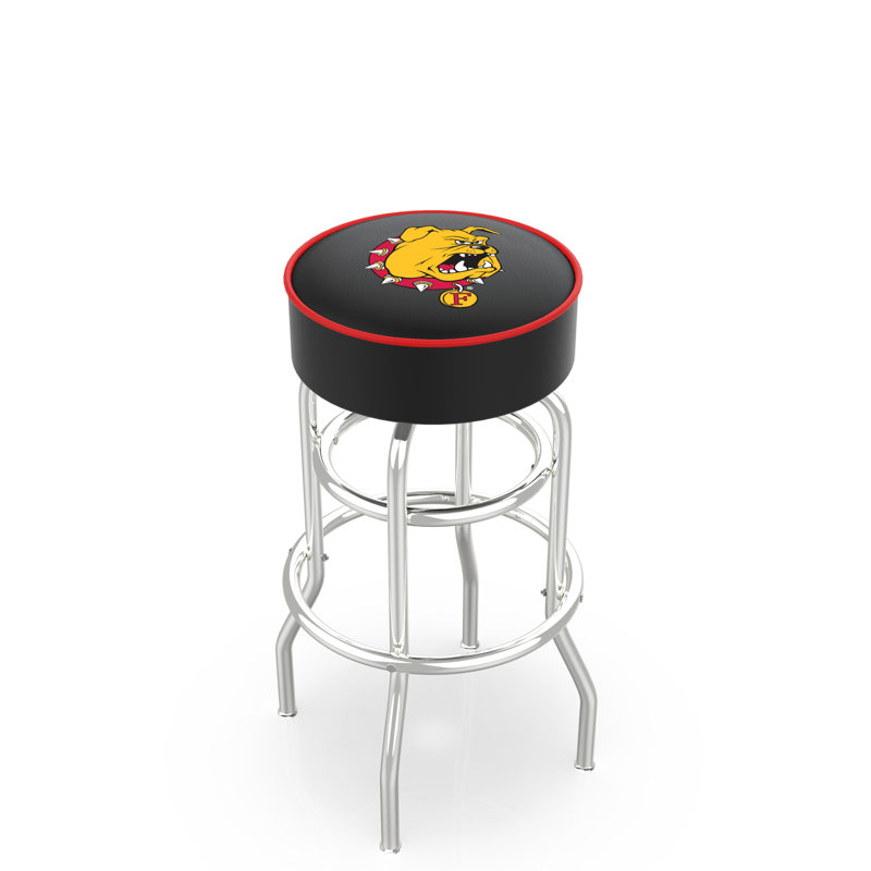 NCAA Swivel Bar & Counter Stool, Bar Stool (30" Seat Height), Ferris State