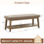 Polyester Upholstered Storage Bench-968571701
