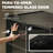 5-Tier Media Stand Cabinet with 3-Level Adjustable Shelves Black