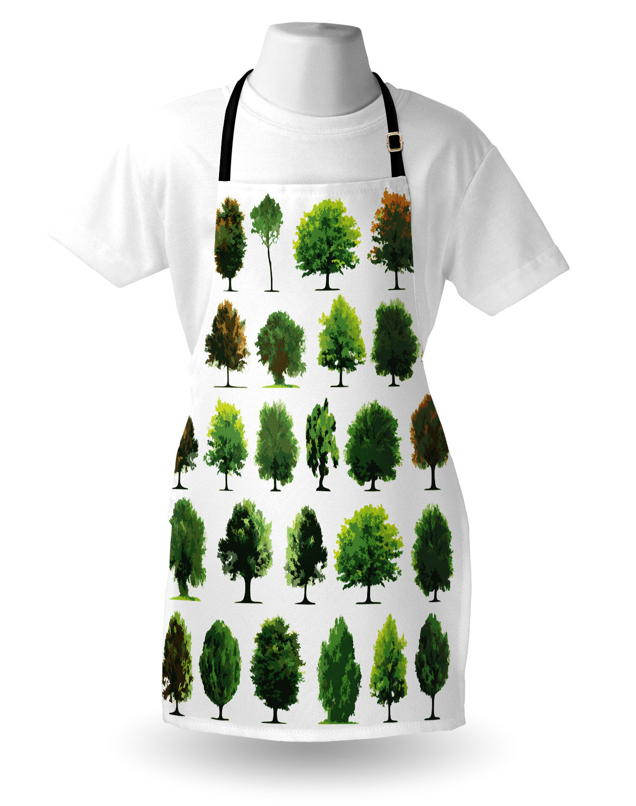 East Urban Home Nature Apron Unisex, Pines Planes Bushes Tree, Adult ...