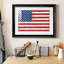 «Old Glory», reproduction encadrée de qualité supérieure - prête à être accrochée-156574328-156574332