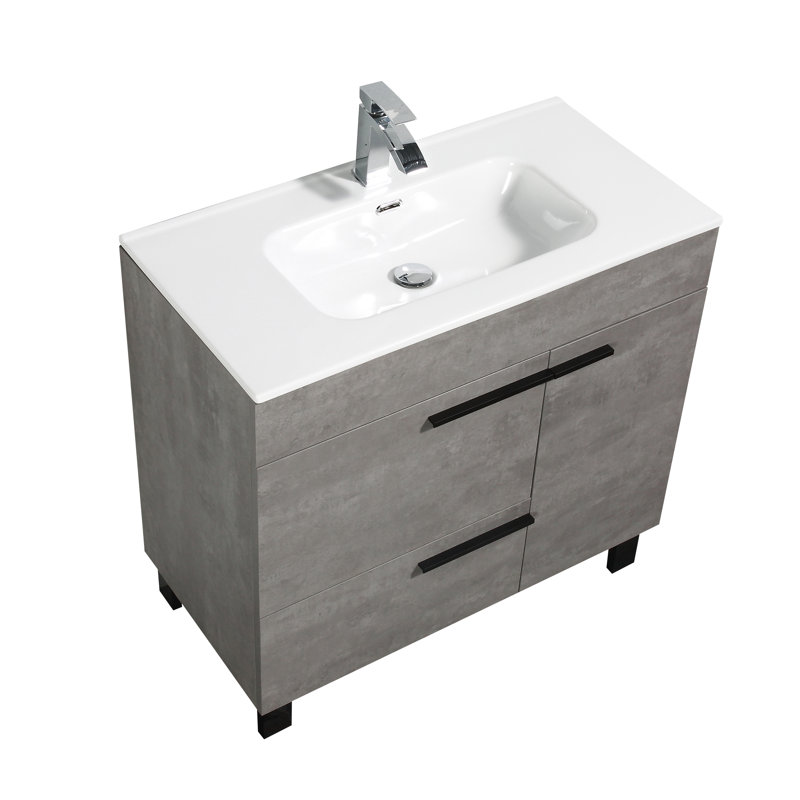 Ensemble de meuble-lavabo simple Lefkowitz, 36"