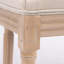 French Style Solid Wood Frame Fabric Square Back Dining Chair,set Of 2-812868025