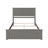 Graham Solid Wood Foundation Bed with Matching Footboard-1715052073-1715052087
