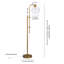 Lampe de travail / de lecture sur pied de 68 po Jullianna-248159517-261412132