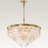 25 - Light 39" Modern Luxury Round Crystal Chandelier-551607602-551607606-551607607